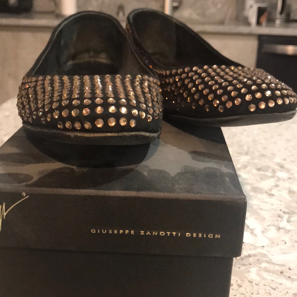 Giuseppe Zanotti Design crystal embellished flats - Picture 5 of 8